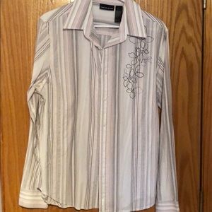 DKNY Jeans Button Down Long Sleeve